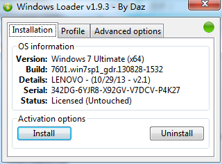 windows激活工具Windows 7 Loader 1.9.3