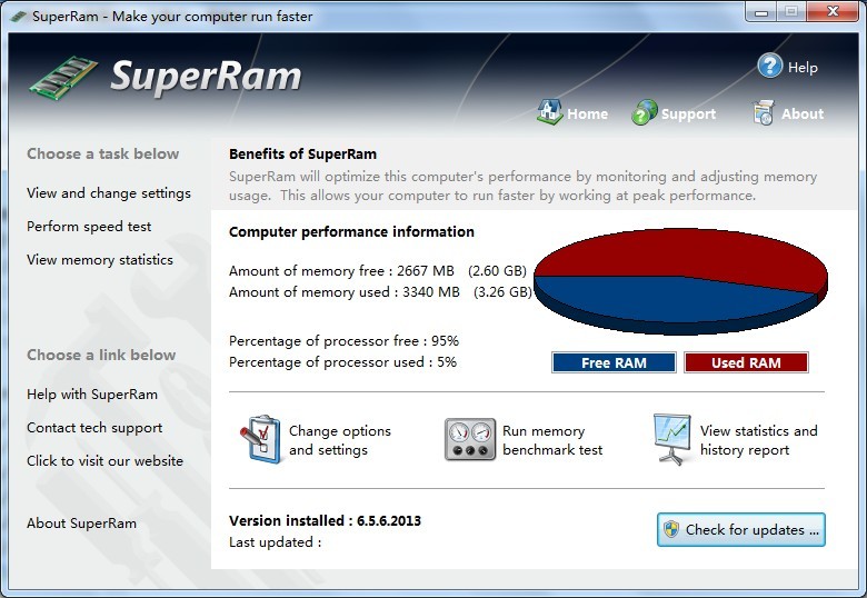 SuperRam v6.5.6 绿色单文件 (系统增强优化工具)