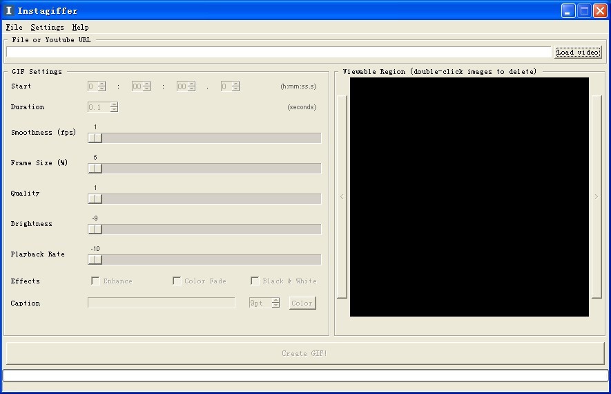 Instagiffer v1.20 免费安装版 (GIF图片制作软件)