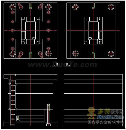 浩辰CAD教程燕秀模具 iphone4保护壳绘制