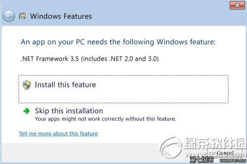 win8无法安装net framework 3.5的解决方法 三联